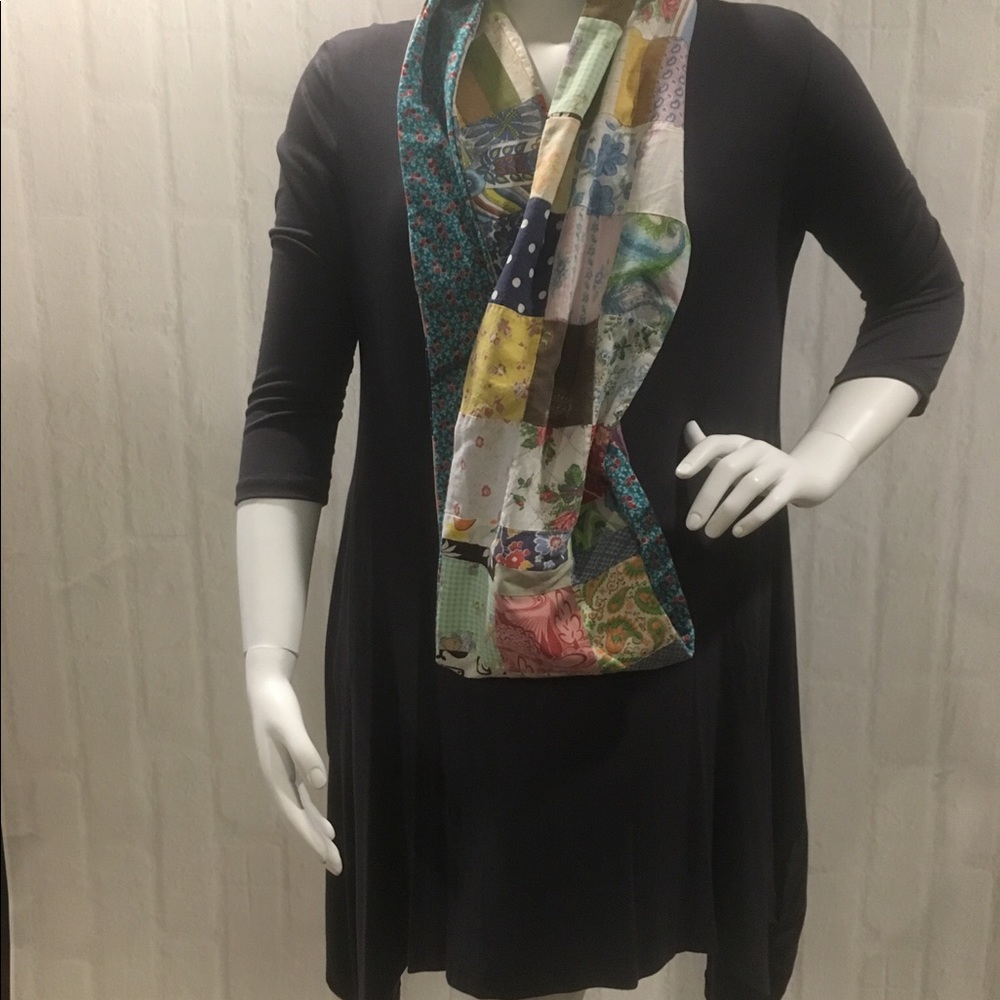 Vintage fabric homemade scarf